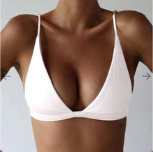 Load image into Gallery viewer, 2017 New Sexy Bikinis Women Swimsuit High Waisted Bathing Suits Swim Halter Push Up Bikini Set padded bra bralette Swimwear