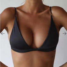 Load image into Gallery viewer, 2017 New Sexy Bikinis Women Swimsuit High Waisted Bathing Suits Swim Halter Push Up Bikini Set padded bra bralette Swimwear