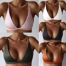 Load image into Gallery viewer, Sexy Women Cute Girl Set Push UpU Ultrathin Padded Bandage Bikini Top Swimwear Swimsuit Solid Beachwear Only Top Also A Bra