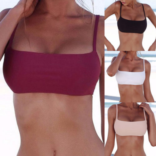 ITFABS Women Bandage Bikini Tops UnPadded Bra Swimwear Swimsuit Bathing Suit Beachwear