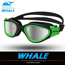 Load image into Gallery viewer, water glasses professional swimming goggles Adults Waterproof swim uv anti fog adjustable glasses oculos espelhado pool glasses