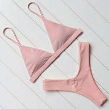 Load image into Gallery viewer, OMKAGI Brand Swimwear Women Swimsuit Sexy Push Up Micro Bikinis Set Swimming Bathing Suit Beachwear Summer Brazilian Bikini 2019