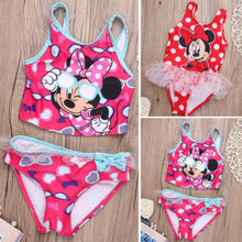 Load image into Gallery viewer, 2017 Baby Kids Toddler Swimming Swimwear Birl Bikinis Set  One or Two-piece suit Bathing Swimsuit
