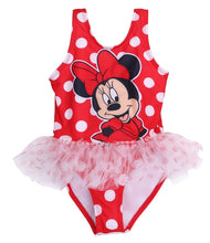 Load image into Gallery viewer, 2018 Baby Girl Swimsuit Cute Cartoon Bathing Kids Swimwear Tankinis Baby Girl Bikini Children Beach Wear