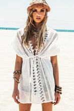 Load image into Gallery viewer, 2017 New Beach Cover Up White Lace Swimsuit cover up Summer Crochet Beachwear Bathing suit cover ups Beach Dress