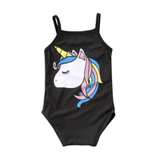 Load image into Gallery viewer, Newborn Kids Baby Girl Swimsuit Bikini Bathing Suit Sleeveless Cartoon Cute Swimsuit Swimwear Bathing Beachwear Girls 0-3T