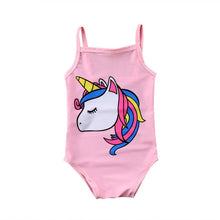 Load image into Gallery viewer, Newborn Kids Baby Girl Swimsuit Bikini Bathing Suit Sleeveless Cartoon Cute Swimsuit Swimwear Bathing Beachwear Girls 0-3T