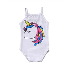 Load image into Gallery viewer, Newborn Kids Baby Girl Swimsuit Bikini Bathing Suit Sleeveless Cartoon Cute Swimsuit Swimwear Bathing Beachwear Girls 0-3T