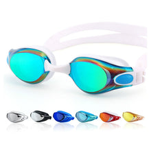 Load image into Gallery viewer, Swimming goggles Myopia Men and women Anti-Fog professional Waterproof silicone arena Pool swim eyewear Adult Swimming glasses