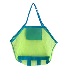 Load image into Gallery viewer, Portable Beach Bag Foldable Mesh Swimming Bag For Children Beach Toy Baskets Storage Bag Kids Outdoor Swimming Waterproof Bags