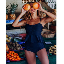 Load image into Gallery viewer, 2018 Push Up Tankini Set Swimsuit Women Swimwear Plus Two Piece Suits Print Bathing Suit Beach Wear Swim Maillot De Bain Female
