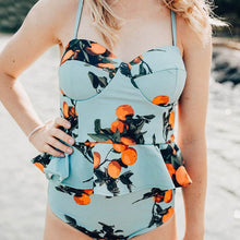Load image into Gallery viewer, 2018 Push Up Tankini Set Swimsuit Women Swimwear Plus Two Piece Suits Print Bathing Suit Beach Wear Swim Maillot De Bain Female