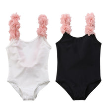 Load image into Gallery viewer, Girls Floral One Piece Swimsuit New Summer Children Backless Swimsuit One Piece Swimwear Bathing Suit Swimming Costume Beachwear