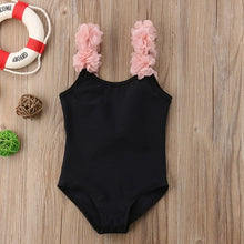 Load image into Gallery viewer, Girls Floral One Piece Swimsuit New Summer Children Backless Swimsuit One Piece Swimwear Bathing Suit Swimming Costume Beachwear