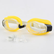 Load image into Gallery viewer, Children Kids Teenagers Adjustable Swimming Goggles Swim Eyewear Eye Glasses Eyeglasses Sports Swimwear w/ Ear Plugs &amp; Nose Clip