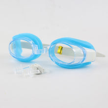Load image into Gallery viewer, Children Kids Teenagers Adjustable Swimming Goggles Swim Eyewear Eye Glasses Eyeglasses Sports Swimwear w/ Ear Plugs &amp; Nose Clip