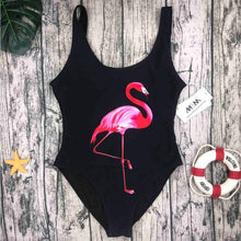 Load image into Gallery viewer, M&amp;M Swimwear 2018 Women One Piece Swimsuit birds Printed Summer Bathing Suit