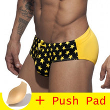 Load image into Gallery viewer, HIBUBBLE 17 Styles Swimwear Men Brief With Push Pad Sexy Swimsuit Waterproof Swimming Trunks For Bathing Swim Shorts Sunga Hot