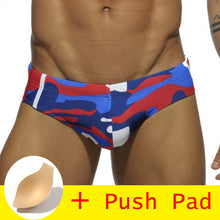 Load image into Gallery viewer, HIBUBBLE 17 Styles Swimwear Men Brief With Push Pad Sexy Swimsuit Waterproof Swimming Trunks For Bathing Swim Shorts Sunga Hot