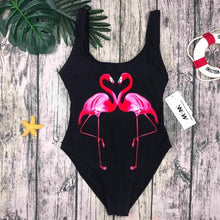Load image into Gallery viewer, M&amp;M Swimwear 2018 Women One Piece Swimsuit birds Printed Summer Bathing Suit