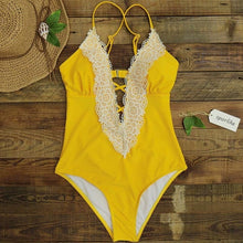 Load image into Gallery viewer, One Piece Swimsuit 2018 Sexy Swimwear Women Bathing Suit Swim Vintage Summer Beach Wear Print Bandage Monokini Swimsuit