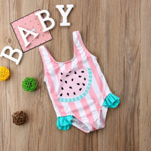 Load image into Gallery viewer, Kids Bathing Suits Girls One Piece Watermelon Print 2018 children swimwear for girls infant swimsuit girl child Summer bikini