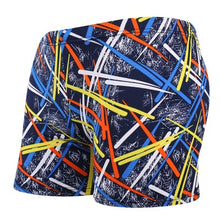 Load image into Gallery viewer, Men Multi Print Swimwear Elastic Swimming Trunks Beach Swim Short Briefs Surfing Summer Swimsuit Boxer Shorts