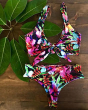 Load image into Gallery viewer, 2018 Sexy Bikini Swimwear Women Push Up Swimsuit Bandage Bikini Set Brazilian Summer Beach Bathing Suits female Biquini Print