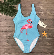 Load image into Gallery viewer, M&amp;M Swimwear 2018 Women One Piece Swimsuit birds Printed Summer Bathing Suit