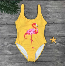 Load image into Gallery viewer, M&amp;M Swimwear 2018 Women One Piece Swimsuit birds Printed Summer Bathing Suit