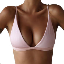 Load image into Gallery viewer, 5 Colors Sexy Women Bandage Bikini Top Push-up Padded Bra Bralette 2017 New Swimsuit Swimwear Army green Black White Pink