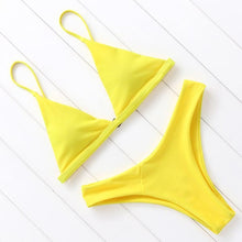 Load image into Gallery viewer, OMKAGI Brand Swimwear Women Swimsuit Sexy Push Up Micro Bikinis Set Swimming Bathing Suit Beachwear Summer Brazilian Bikini 2019
