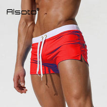 Load image into Gallery viewer, 2019 New Swimwear Men Sexy swimming trunks sunga hot swimsuit mens swim briefs Beach Shorts mayo de praia homens maillot de bain