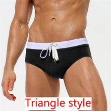 Load image into Gallery viewer, 2019 New Swimwear Men Sexy swimming trunks sunga hot swimsuit mens swim briefs Beach Shorts mayo de praia homens maillot de bain