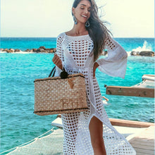 Load image into Gallery viewer, New Sexy Cover Up Bikini Women Swimsuit Cover-up Beach Bathing Suit Beach Wear Knitting Swimwear Mesh Beach Dress Tunic Robe