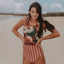 Load image into Gallery viewer, Sexy One Piece Swimsuit 2019 Swimwear Women Monokini Bodysuit Bandage High Waist Swimsuit Female Bathing Suits Summer Beach Wear