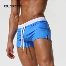 Load image into Gallery viewer, 2019 Summer Swimwear Men Swimsuit Maillot De Bain Boy Swim Suits Boxer Shorts Swim Trunks Swimming Surf Banadores mayo sungas