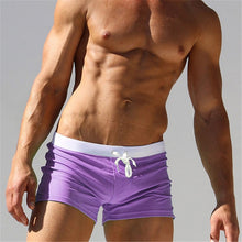 Load image into Gallery viewer, 2019 Summer Swimwear Men Swimsuit Maillot De Bain Boy Swim Suits Boxer Shorts Swim Trunks Swimming Surf Banadores mayo sungas