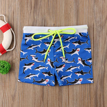 Load image into Gallery viewer, Summer Swimming High Waist Pants Lovely Kids Boys Casual Striped Short Pants Bathing Suit Swimwear Swimsuit Shorts