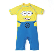 Load image into Gallery viewer, Kids Swimwear One Piece Boys Swimsuit Minions Batman Swimming Children Captain America Sport UPF50+ Beachwear Baby Bathing Suit