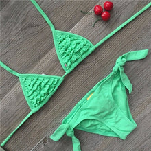 Load image into Gallery viewer, Girl Swimsuit 2 Pieces Suits For Swimming Falbala Children Swimwear Girls Bikinis Set Kids Biquini Infantil Bathing Suit