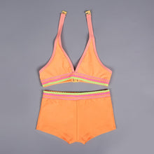 Load image into Gallery viewer, 2019 Girl Swimsuit Two Pieces Children's Swimwear Swim Suits Children Split Hollow Falbala Bikini Sets Bathing Suit G1-CZ912