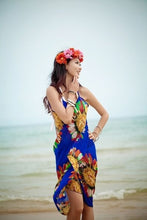 Load image into Gallery viewer, Sexy Beach Dress 2019 White Beach Tunic Floral Cover Up Bikini Swimsuit Swim Dress Swimwear Tunic Swim Women Bath Suit Cover Up