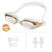 Load image into Gallery viewer, QUESHARK Men Women Professional Electroplate Swimming Glasses Anti Fog UV Protection Swim Goggles Waterproof Swimming Eyewear