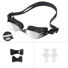 Load image into Gallery viewer, QUESHARK Men Women Professional Electroplate Swimming Glasses Anti Fog UV Protection Swim Goggles Waterproof Swimming Eyewear