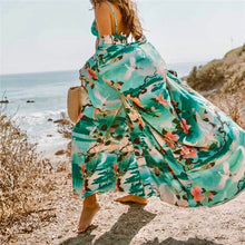 Load image into Gallery viewer, Cotton Long Beach Dress saida de Praia Beach Cover up Kaftan Sarong Vestido Swim wear Cover up Ropa de Playa Tunic Beach #Q675