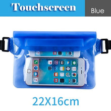 Load image into Gallery viewer, Waterproof Drift Diving Swimming Bag Underwater Dry Shoulder Waist Pack Bag Pocket Pouch for iphone 7 8 XR Xs case cover/camera