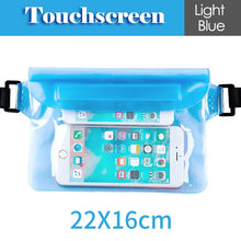 Load image into Gallery viewer, Waterproof Drift Diving Swimming Bag Underwater Dry Shoulder Waist Pack Bag Pocket Pouch for iphone 7 8 XR Xs case cover/camera