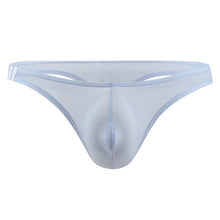Load image into Gallery viewer, Hot Sexy Men Thong Briefs Underwear Thong Ice Silk Thin Panties Pouch Bikini Beach Bodysuit Lingerie Brief Male Underpants M-2XL