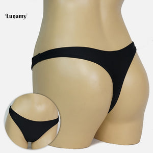 2019 Hot T-back Bikini Bottom Girl Sexy G-string Swim Briefs Women Trunks Beachwear Brazilian Thong Biquini Bottoms Suit Panties